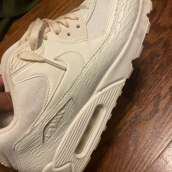 White Snakeskin Nike Air Max 90 - Picture 7 of 7